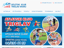 Tablet Screenshot of ak-triglav.si